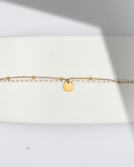 Mini Charm Bead Bracelet