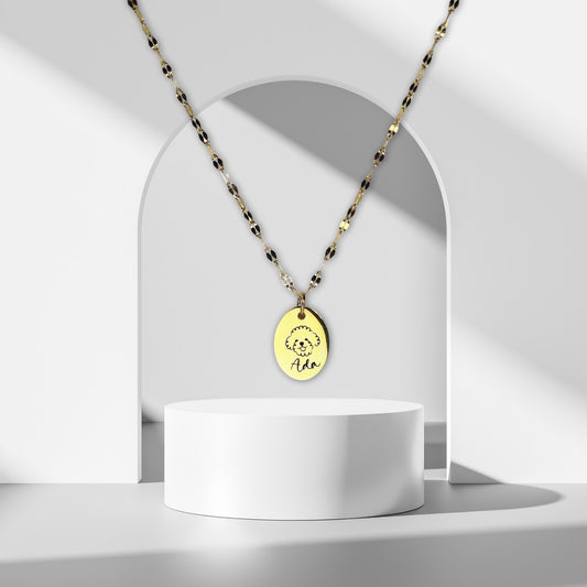 Oval Pendant Necklace