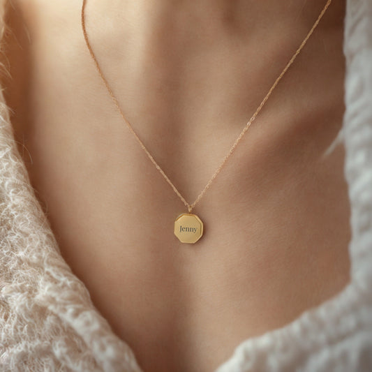 Hexagon Necklace