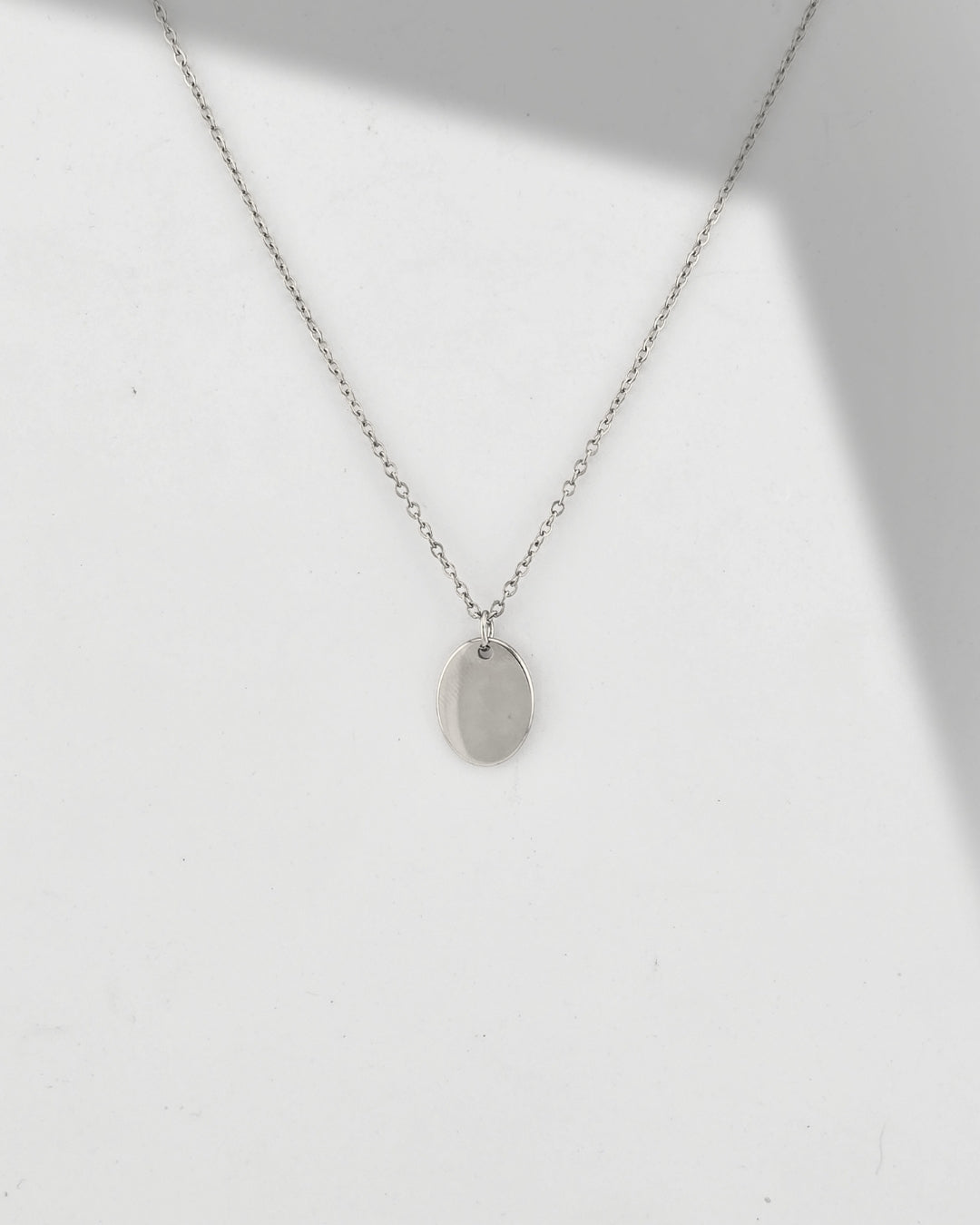 Oval Pendant Necklace