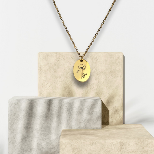 Mini Oval Necklace
