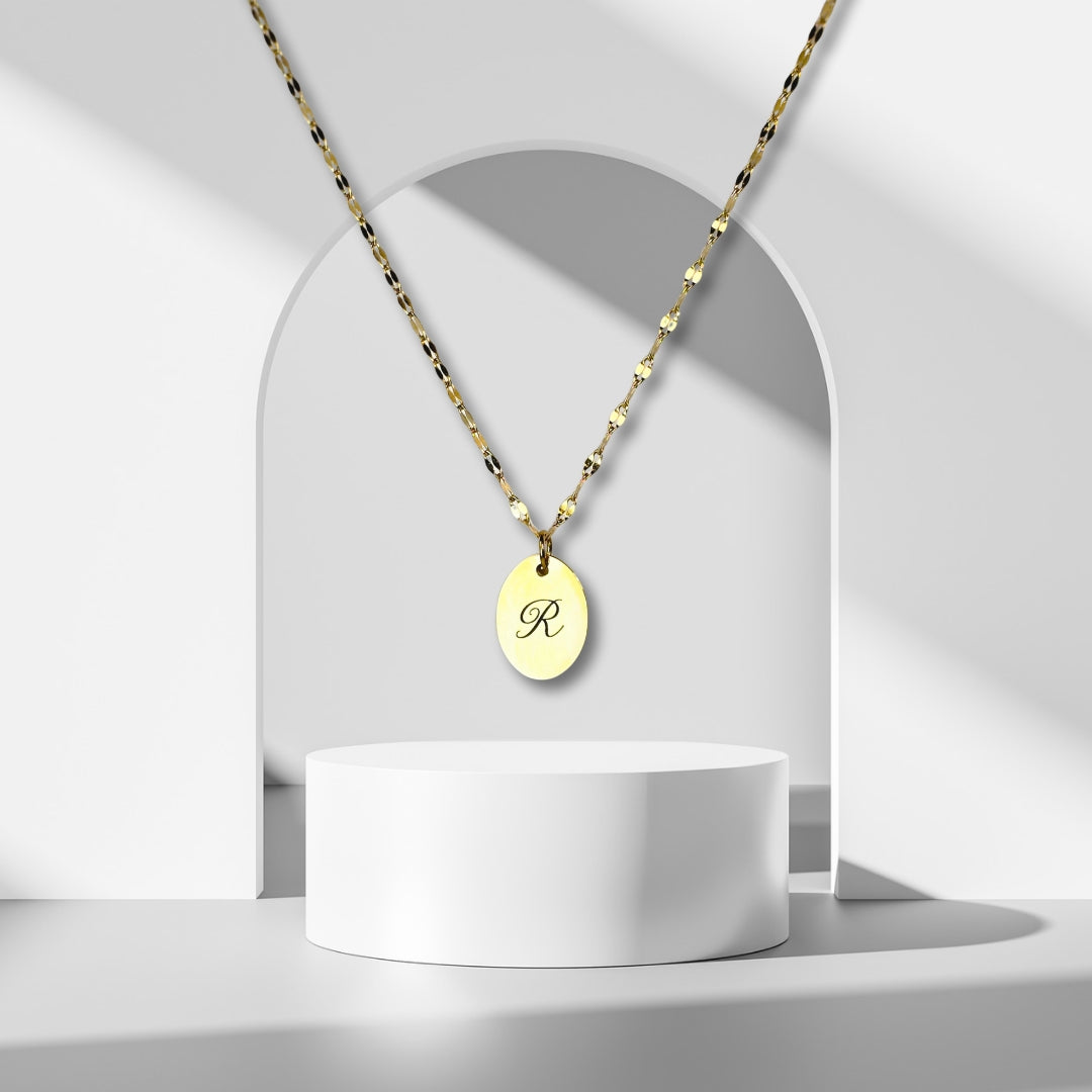 Oval Pendant Necklace
