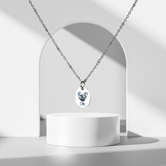 Oval Pendant Necklace