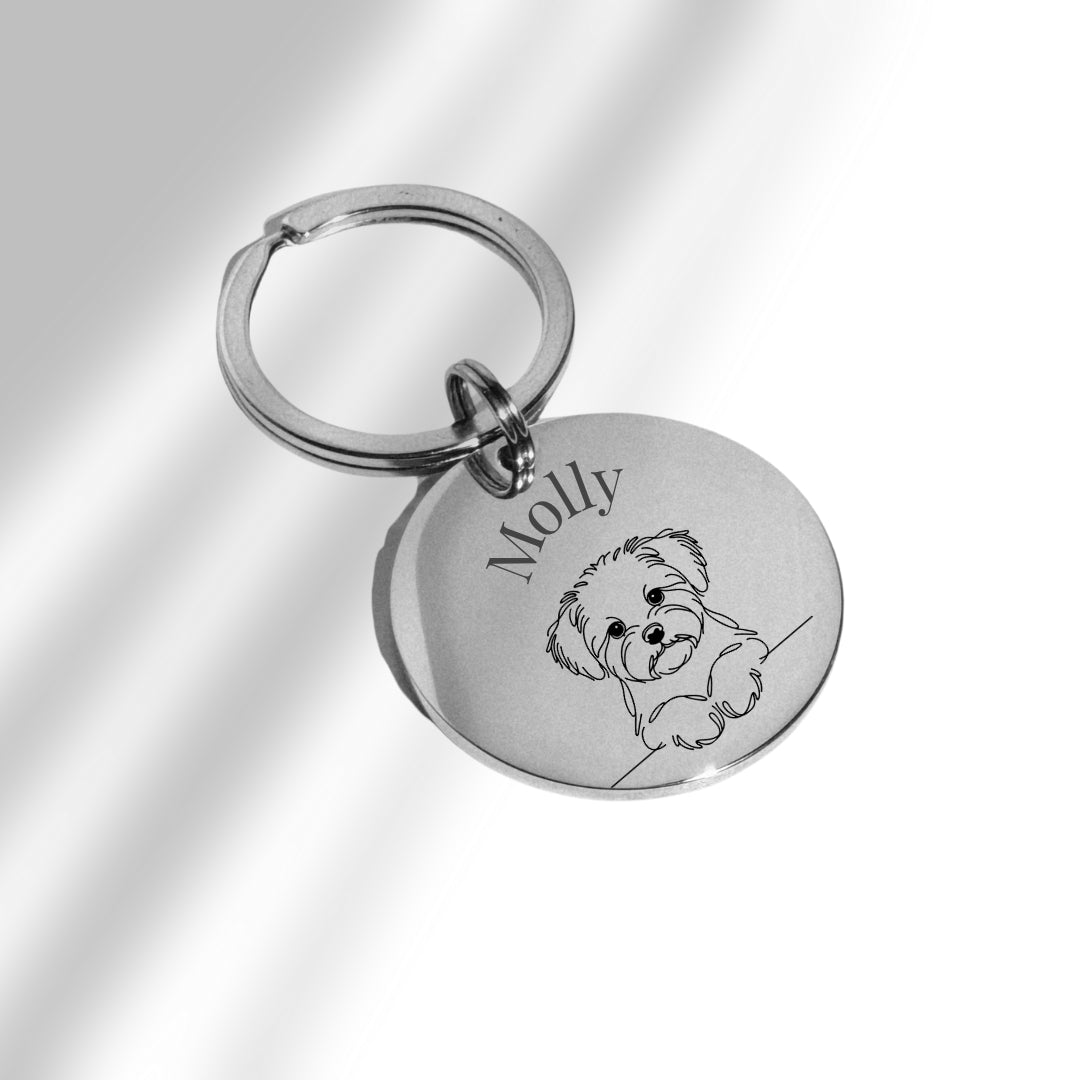 Circle Keychain