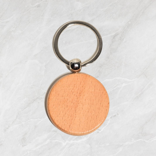 Wooden keychain
