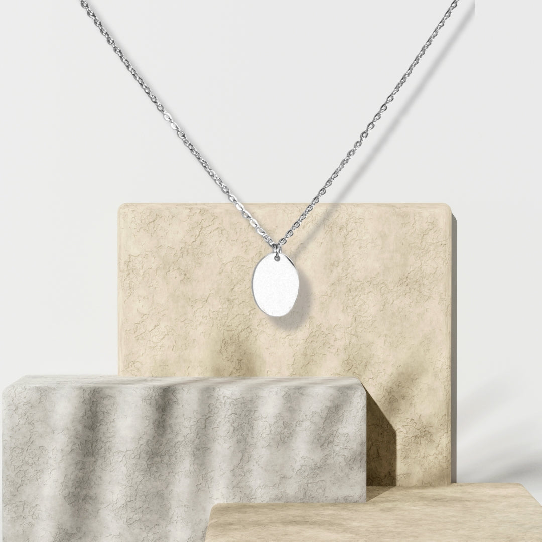Oval Pendant Necklace