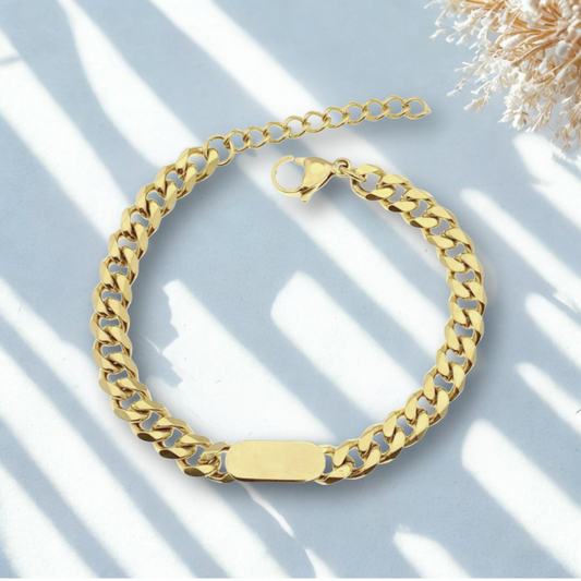 Minimal Cuban Bracelet