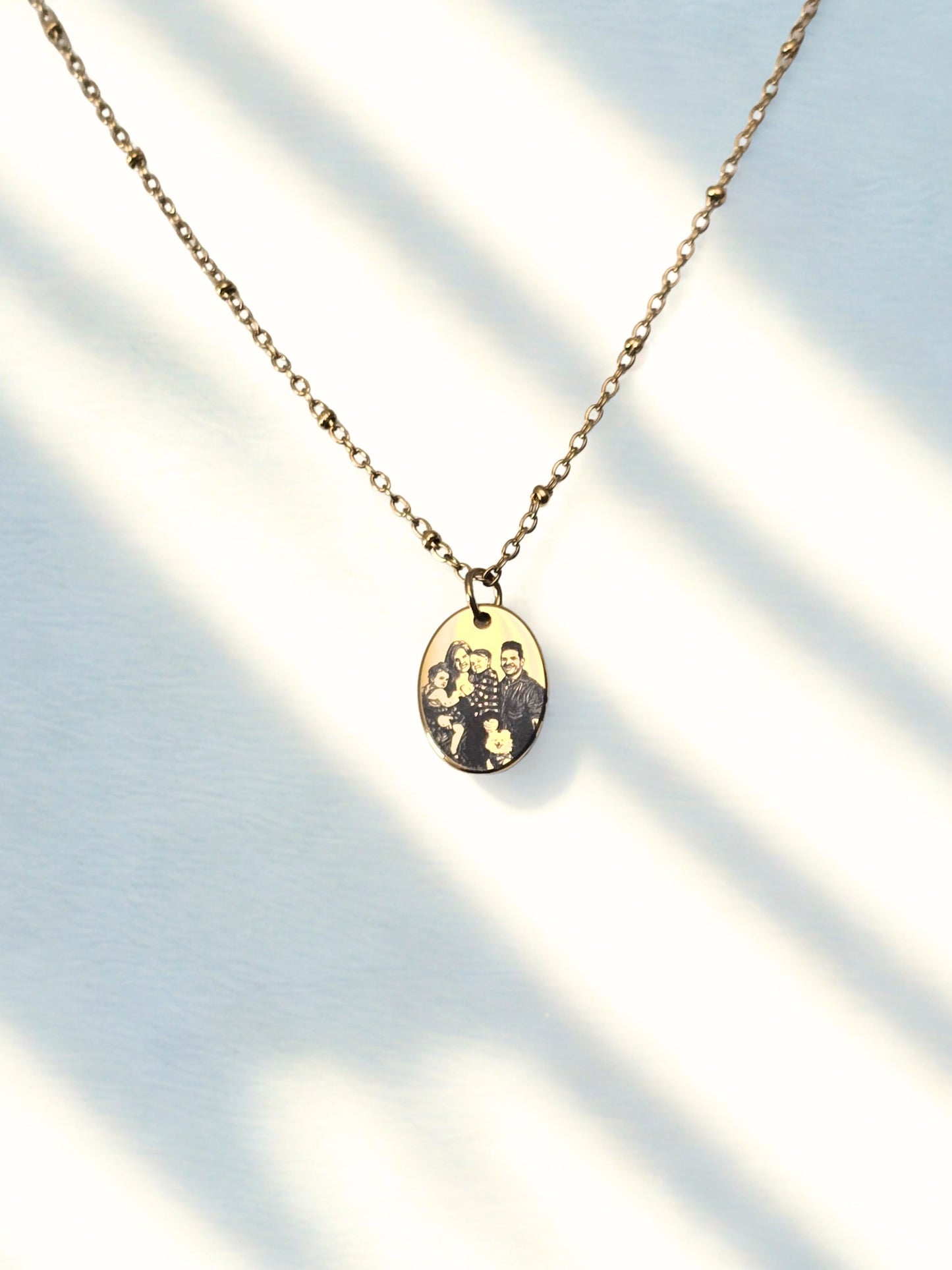 Oval Pendant Necklace