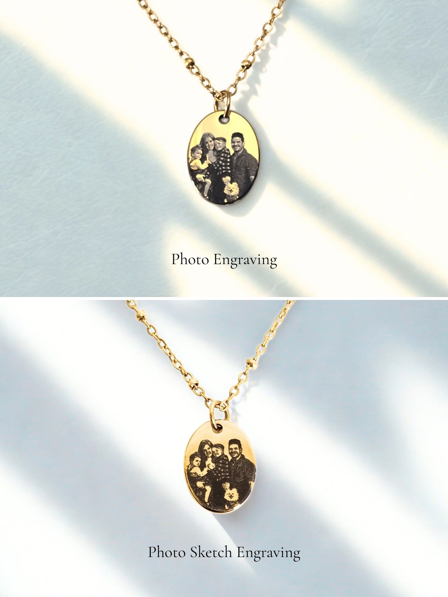 Oval Pendant Necklace